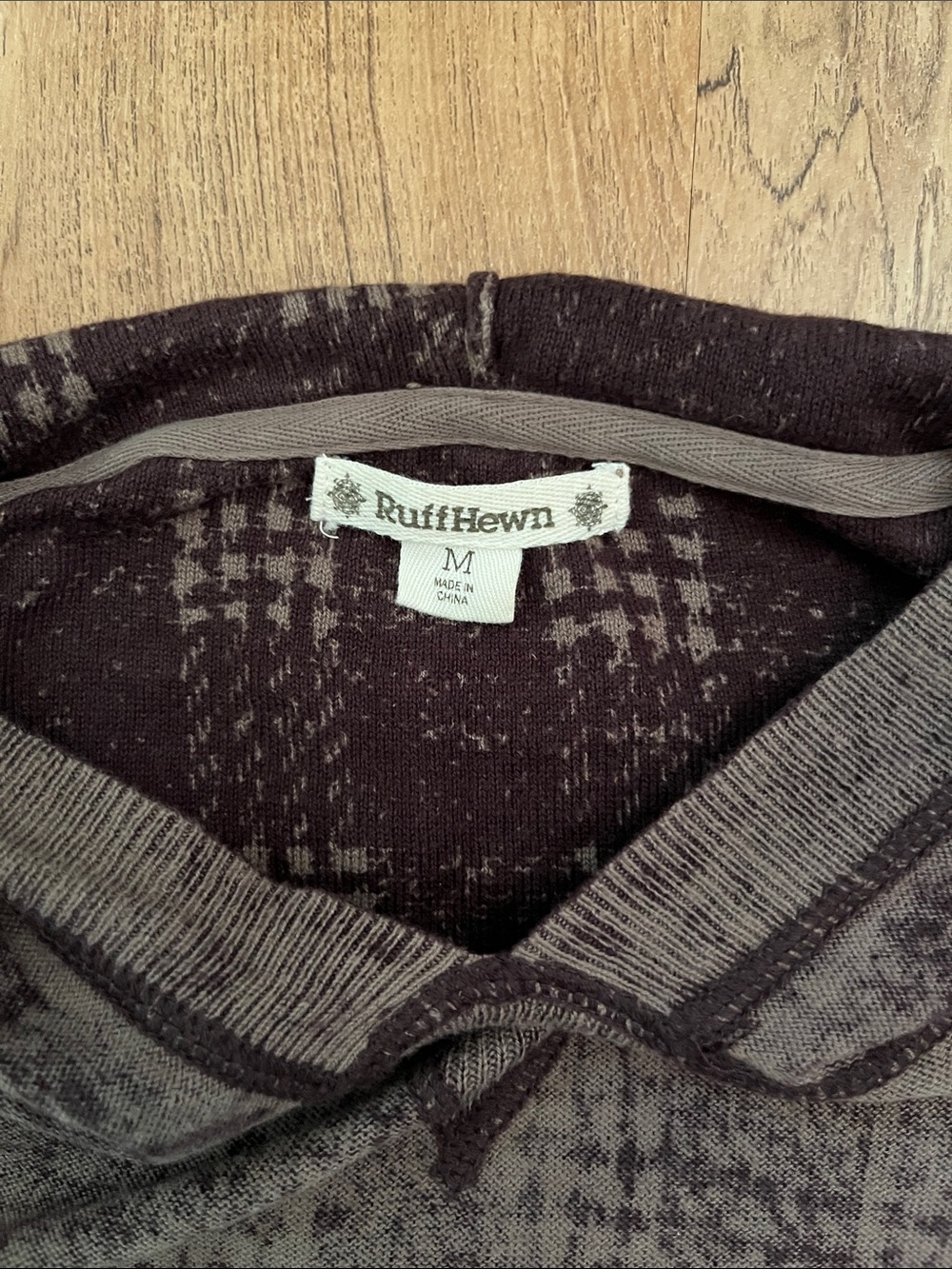 Ruff Hewn Hooded Patterned Pullover - Picture 5 of 7